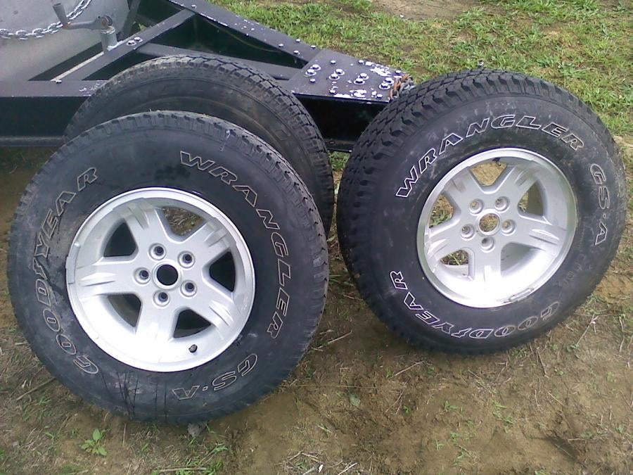 Tires: - (3) Goodyear Wrangler gs-a with wheels | Great Lakes  4x4. The largest offroad forum in the Midwest